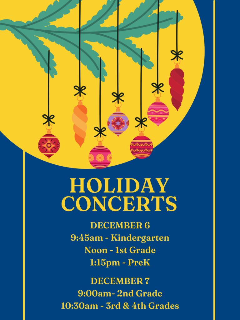 Holiday Concert Poster